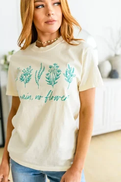 No Rain No Flowers Short Sleeve T-Shirt