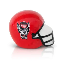 North Carolina State Football Helmet Mini by Nora Fleming