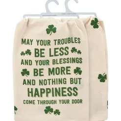 'Nothing But Happiness' St Patrick's Kitchen Towel