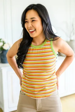 Now and Forever Striped Tank