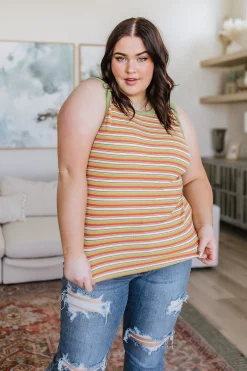 Now and Forever Striped Tank
