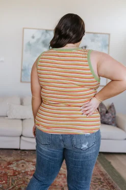 Now and Forever Striped Tank