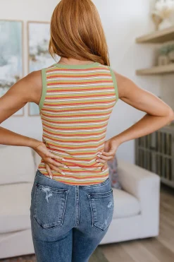 Now and Forever Striped Tank