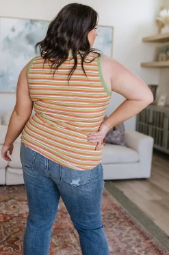 Now and Forever Striped Tank