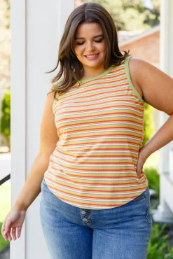 Now and Forever Striped Tank