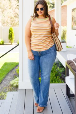 Now and Forever Striped Tank