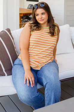 Now and Forever Striped Tank