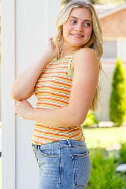 Now and Forever Striped Tank