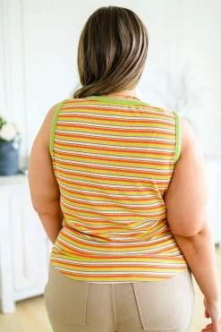 Now and Forever Striped Tank