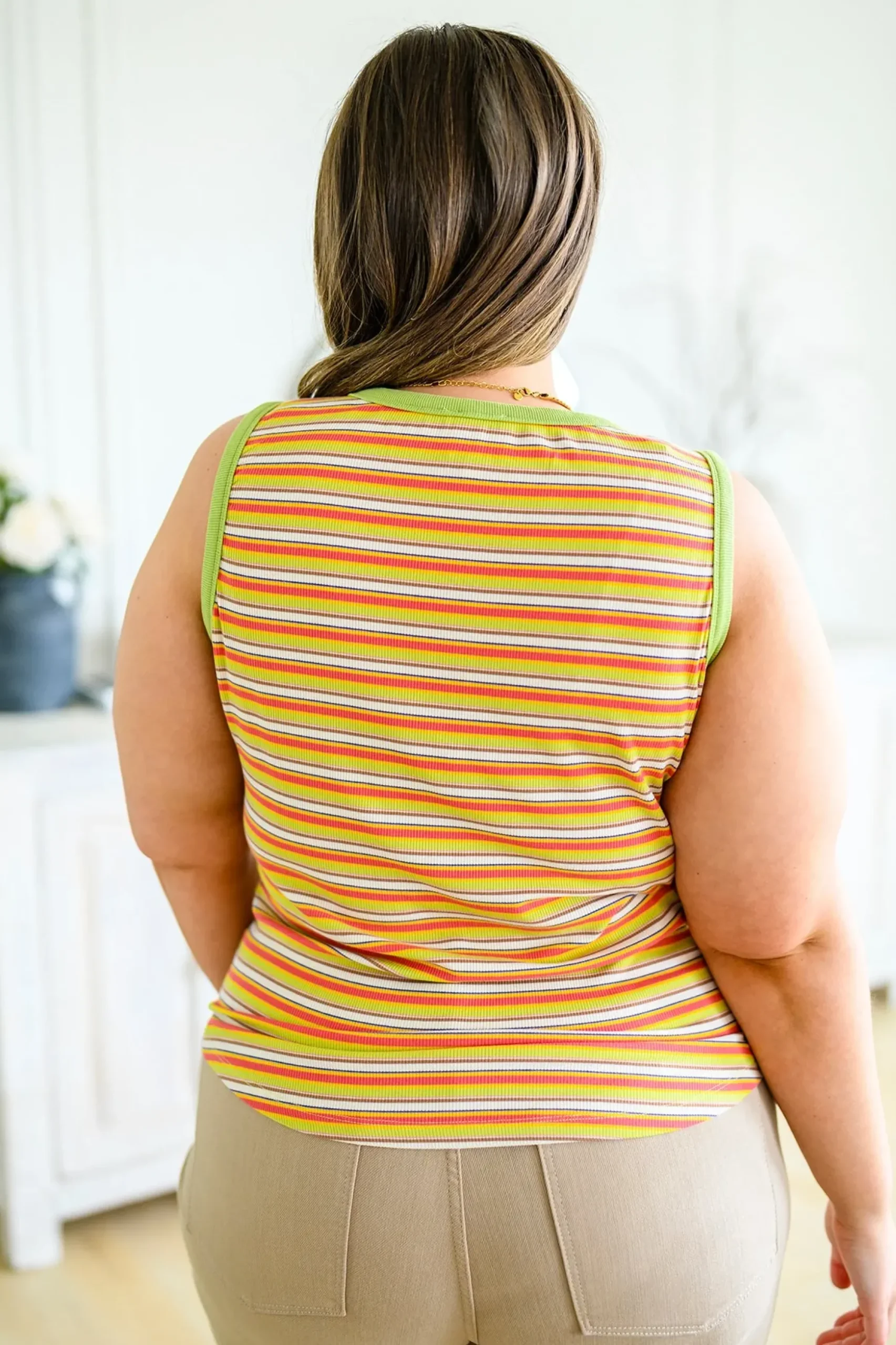 Now and Forever Striped Tank