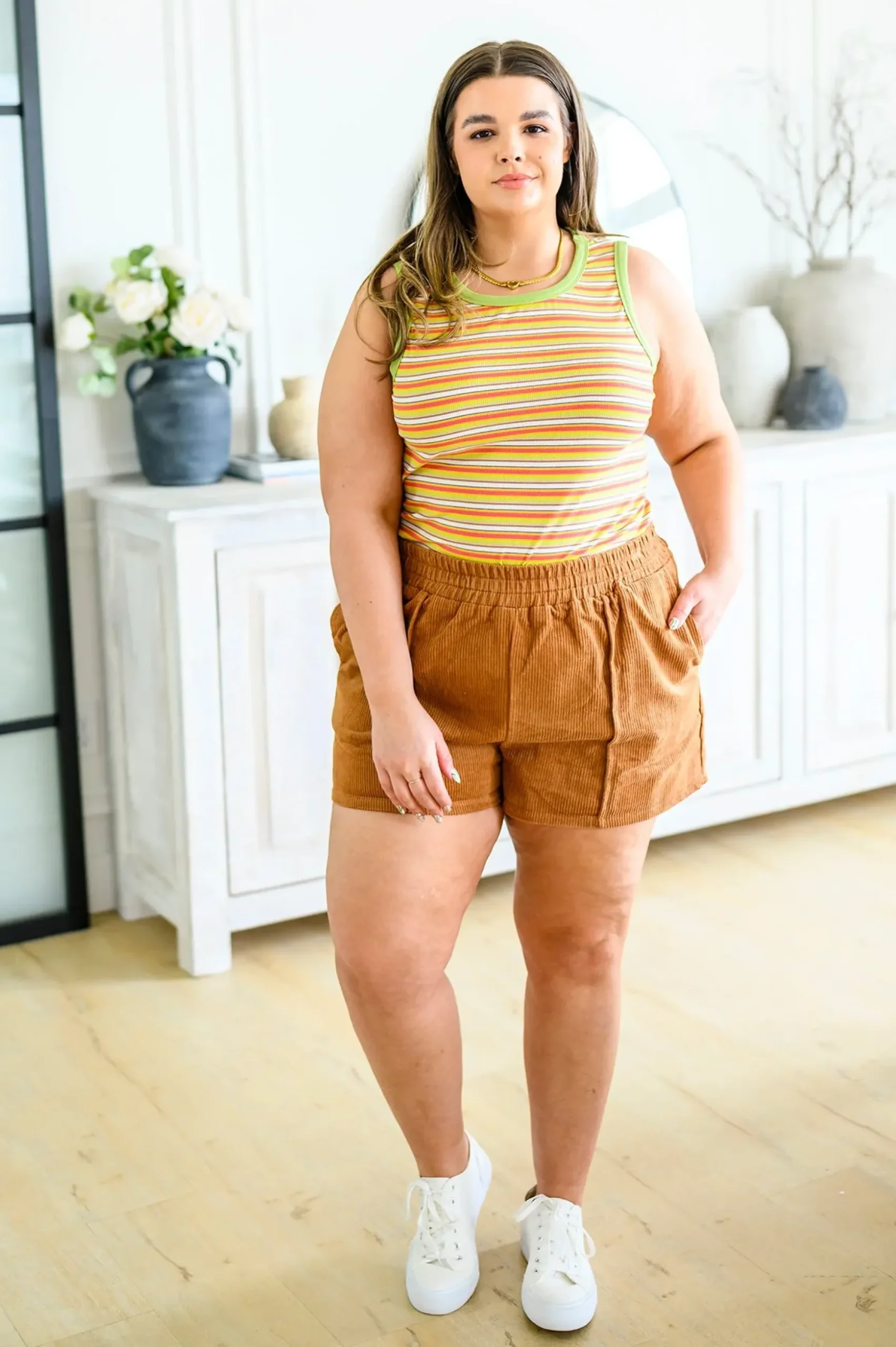 Now and Forever Striped Tank