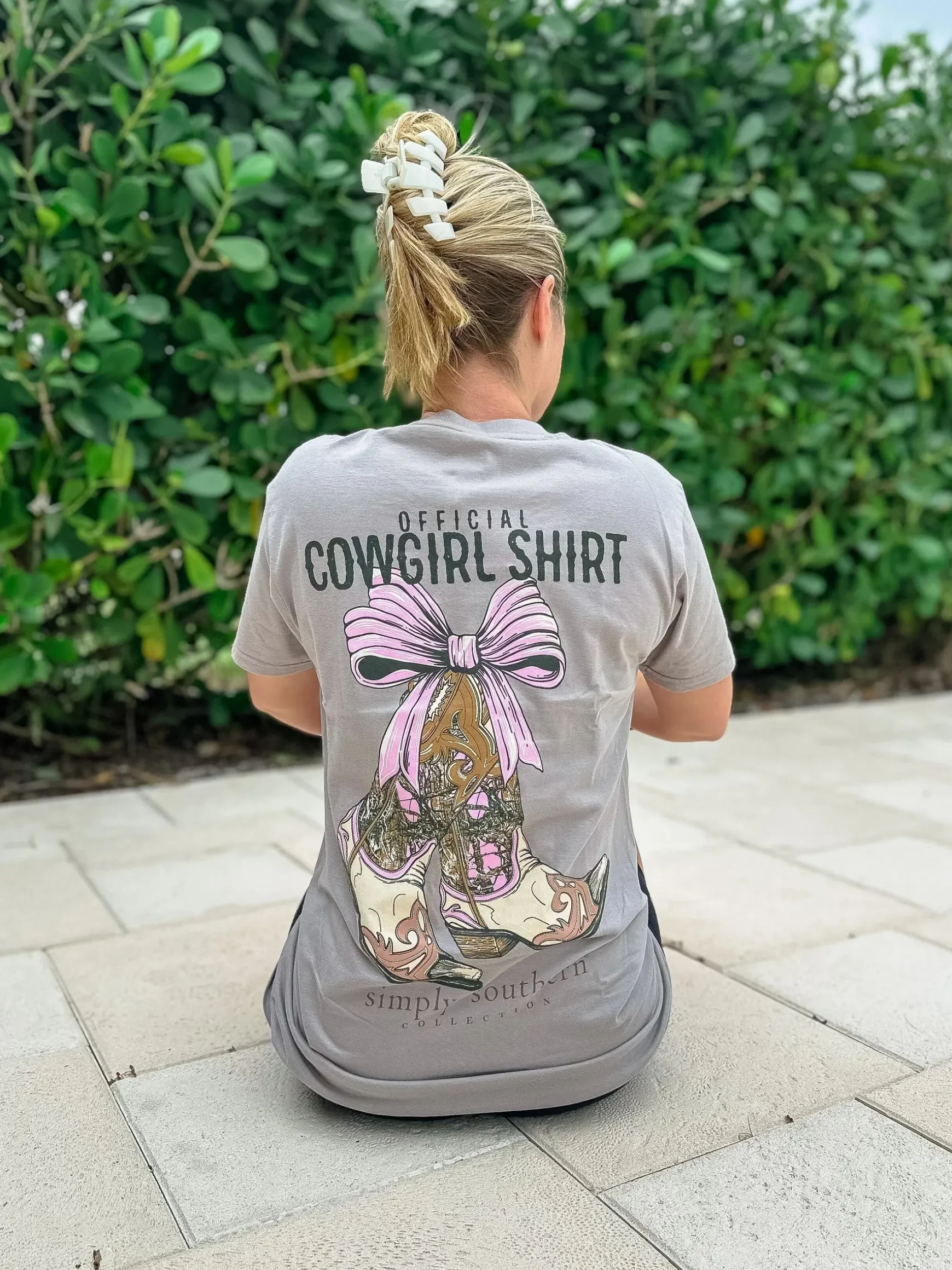 'Official Cowgirl Shirt' Short Sleeve Tee by Simply Southern