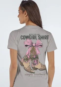 'Official Cowgirl Shirt' Short Sleeve Tee by Simply Southern