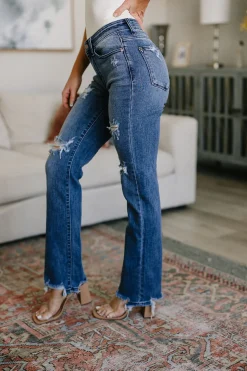 O'Hara Destroyed Straight Jeans by Judy Blue