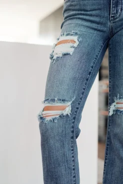 O'Hara Destroyed Straight Jeans by Judy Blue