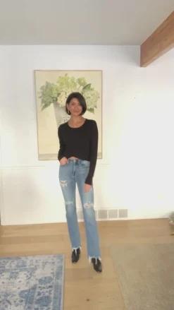 O'Hara Destroyed Straight Jeans by Judy Blue