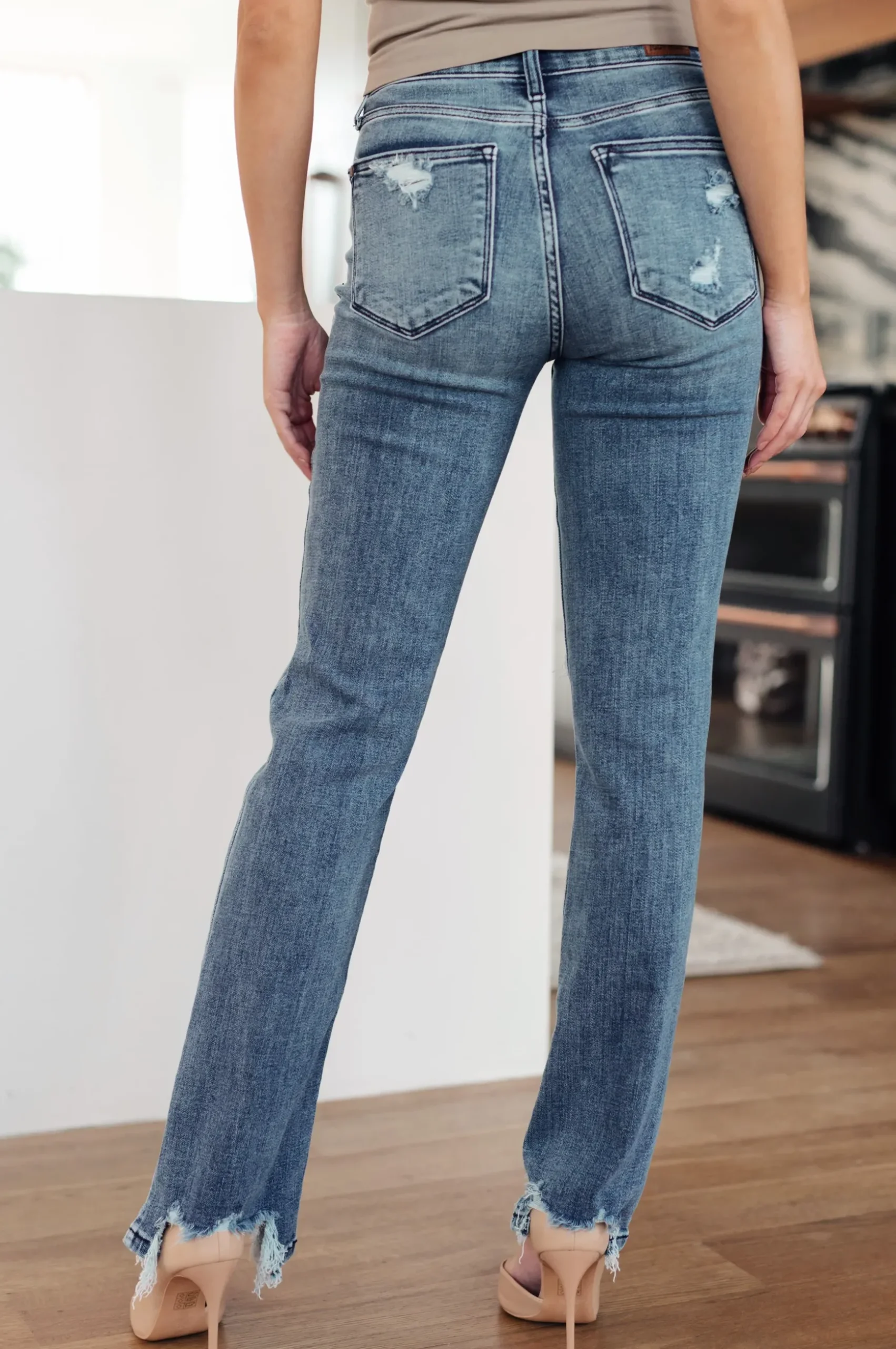 O'Hara Destroyed Straight Jeans by Judy Blue