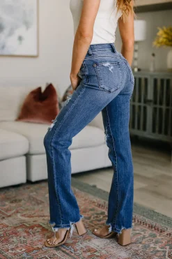 O'Hara Destroyed Straight Jeans by Judy Blue