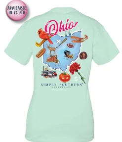 Ohio State Short Sleeve Tee by Simply Southern