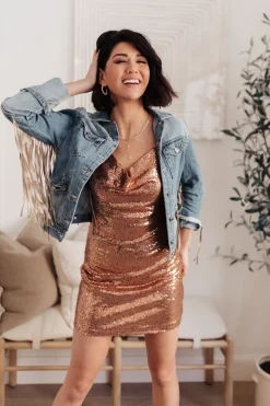 On The Fringe Jacket in Denim