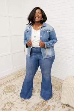 On The Fringe Jacket in Denim