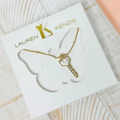 Opal Key Necklace by Lauren Kenzie