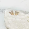 Opal Reindeer Stud Earrings