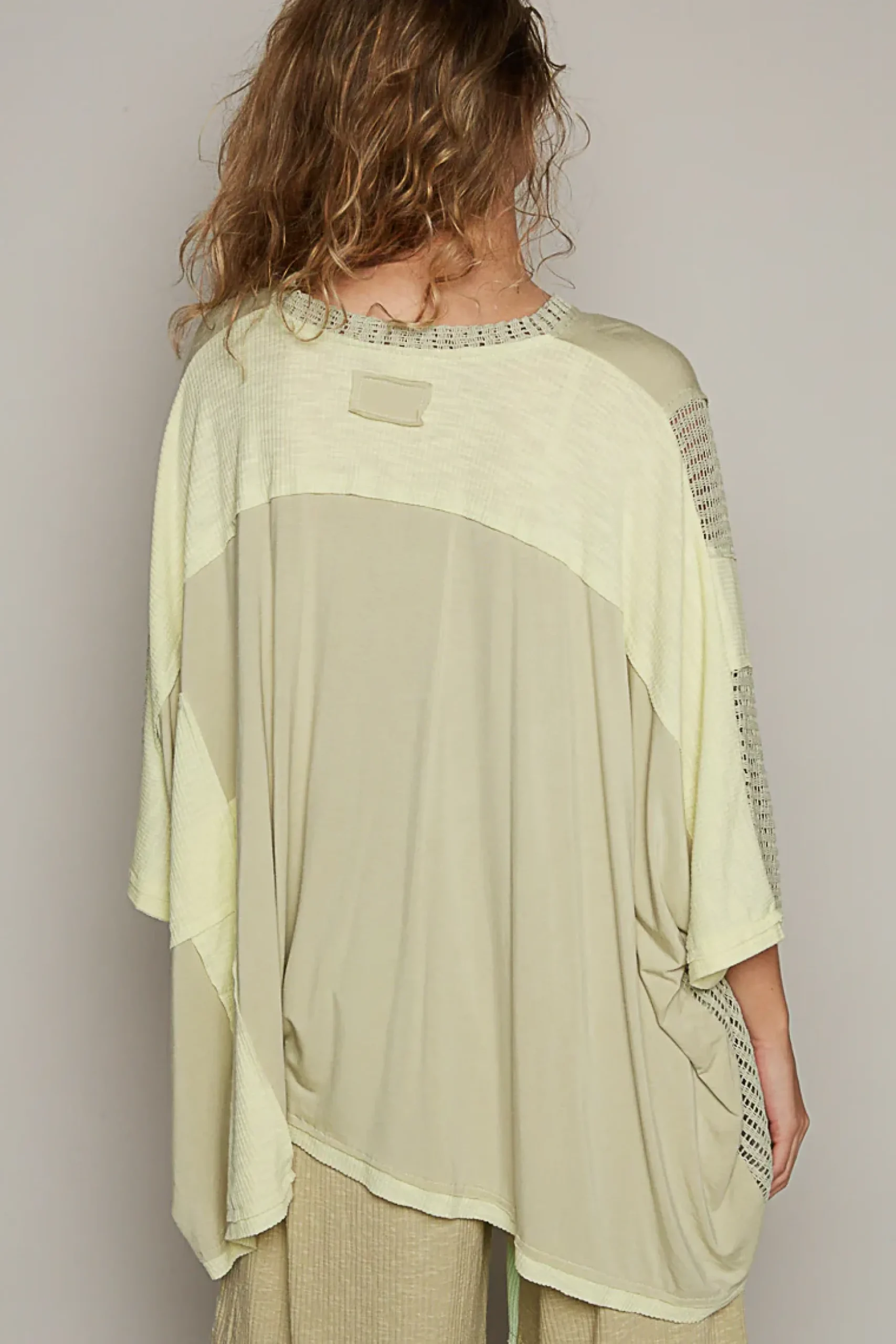Oversized Multi-Textured Top from POL