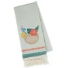 Paradise Coconut Drink Embellished Dish Towel