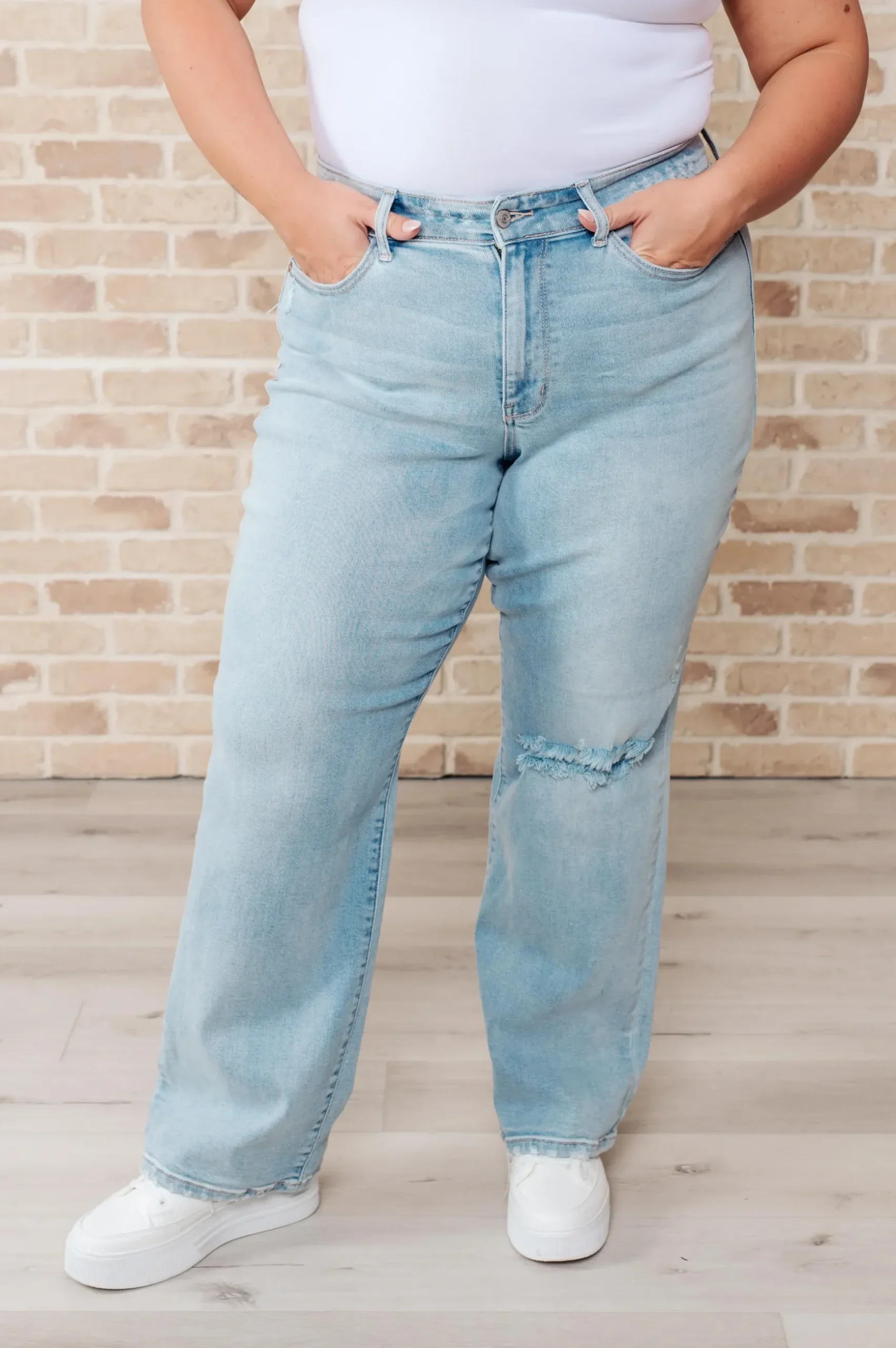 Parker High Rise 90's Straight Jeans by Judy Blue
