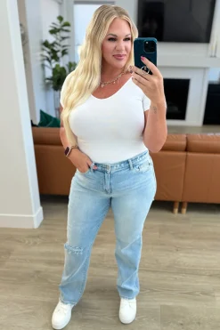 Parker High Rise 90's Straight Jeans by Judy Blue