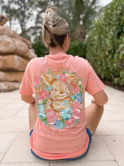 Pastel Bunny Short Sleeve Tee by Simply Southern
