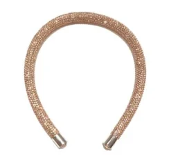 Pave Rhinestone Headband - Rose