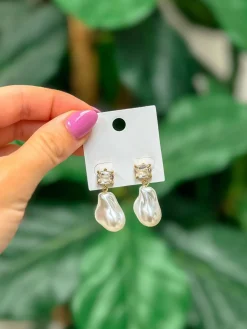 Pearl Drop Dangle Earrings