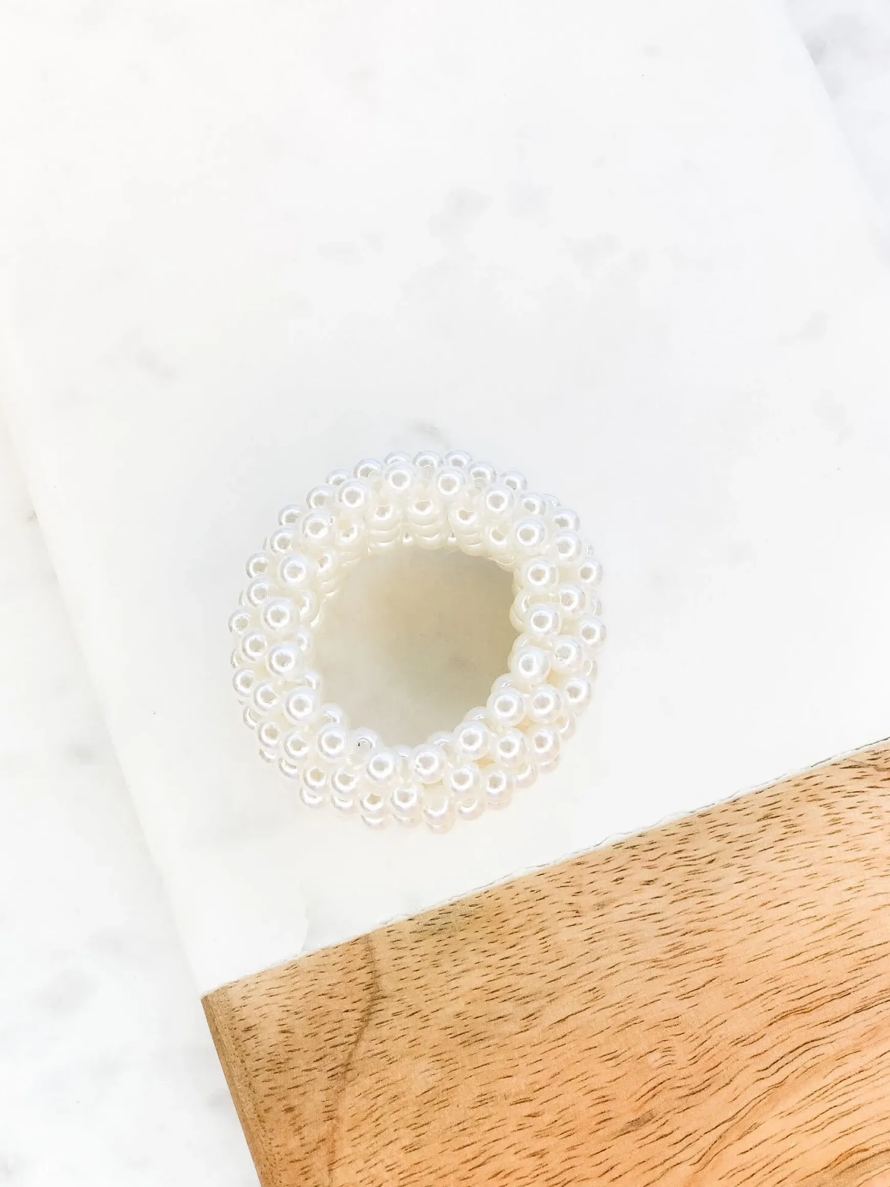 Pearl Scrunchie