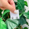 Petite Pave Soccer Stud Earrings