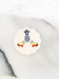 Piñata Signature Enamel Studs by Prep Obsessed