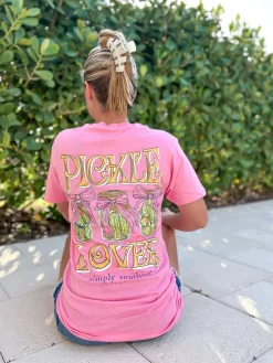 'Pickle Lover' Short Sleeve Tee by Simply Southern