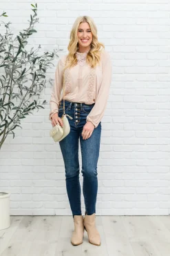 Picture This Top In Blush