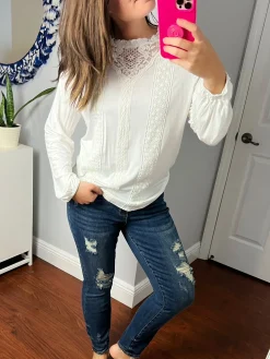 Picture This Top In Off White