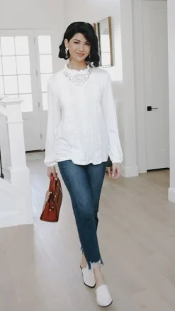 Picture This Top In Off White