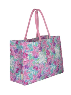 Pink Flower Seaside Tote by Simply Southern