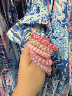 Pink Hair Tie Set by Simply Southern