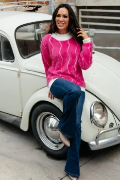 Pop Culture Zig Zag Sweater