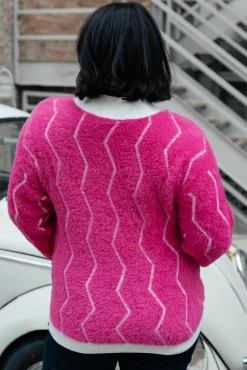 Pop Culture Zig Zag Sweater