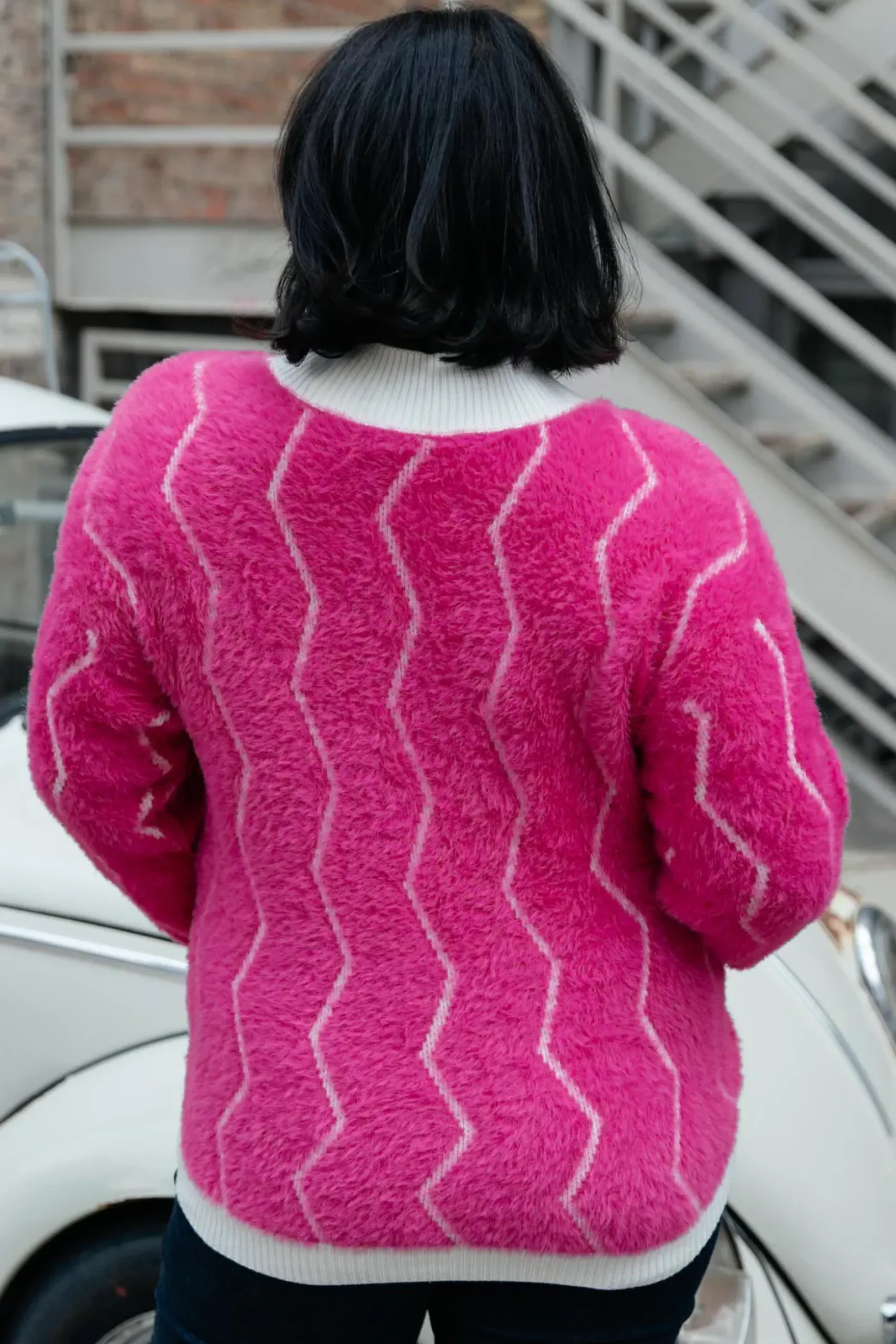 Pop Culture Zig Zag Sweater