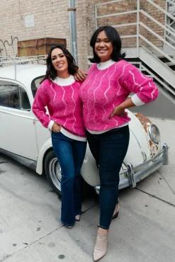 Pop Culture Zig Zag Sweater