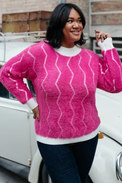 Pop Culture Zig Zag Sweater