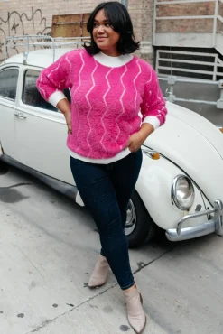 Pop Culture Zig Zag Sweater