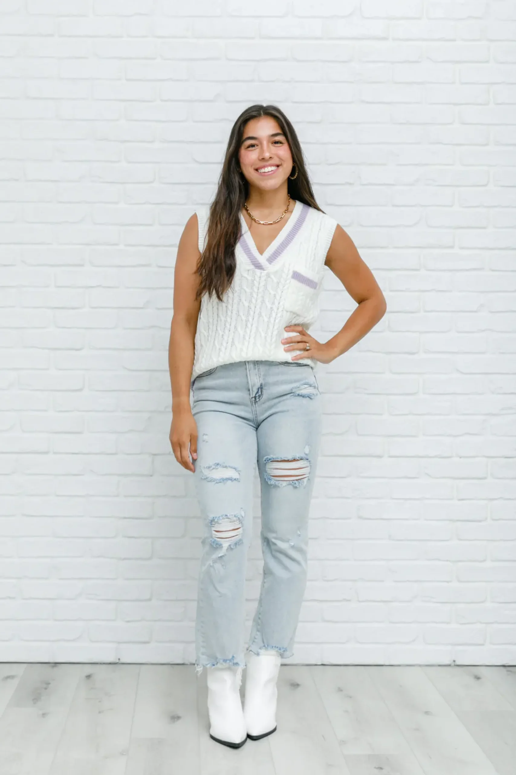 Power Girl Sweater Vest